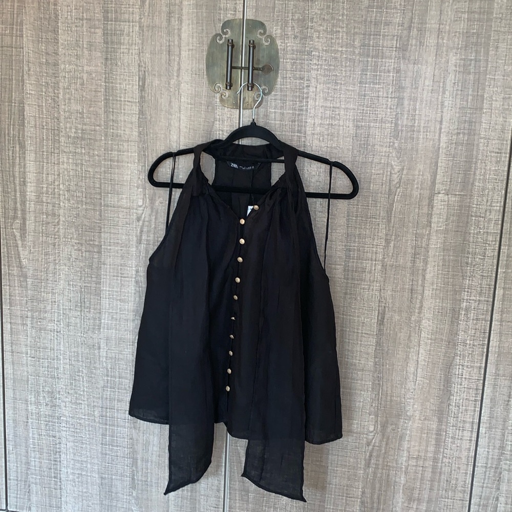 Zara Linen Blouse‎ - Picture 8 of 17